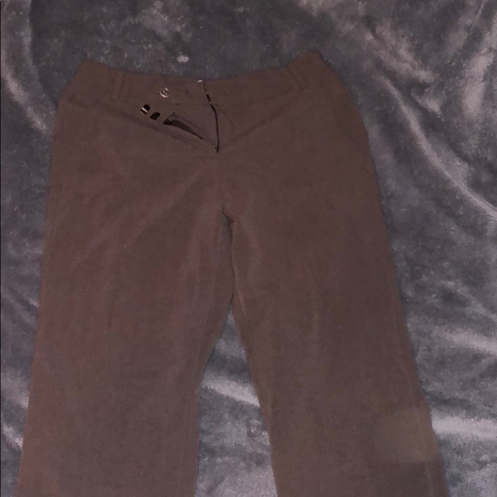 Brown casual pants